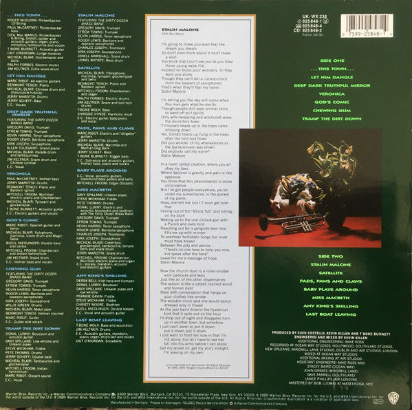 Elvis Costello : Spike (LP, Album, TEL)