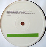 New Order : Crystal (Creamer K Remixes) (12", Single, Promo)