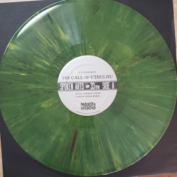H.P. Lovecraft Read By Andrew Leman , Score By Anima Morte : The Call Of Cthulhu (2xLP, Ltd, Gre)