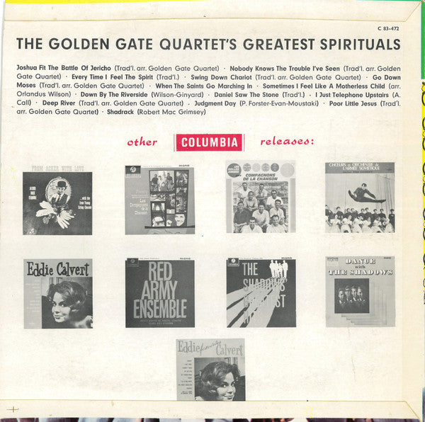The Golden Gate Quartet : The Golden Gate Quartet´s Greatest Spirituals  (LP, Comp, RE)