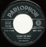The Beatles : Ticket To Ride / Yes It Is (7", Single, Mono)