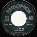 The Beatles : Ticket To Ride / Yes It Is (7", Single, Mono)