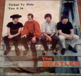 The Beatles : Ticket To Ride / Yes It Is (7", Single, Mono)