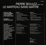 Pierre Boulez : Le Marteau Sans Maître Für Alt Und Sechs Instrumente Nach Texten Von René Char (LP, Album, RE)