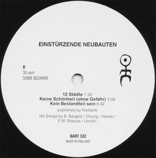 Einstürzende Neubauten : Fuenf Auf Der Nach Oben Offenen Richterskala (LP, Album)