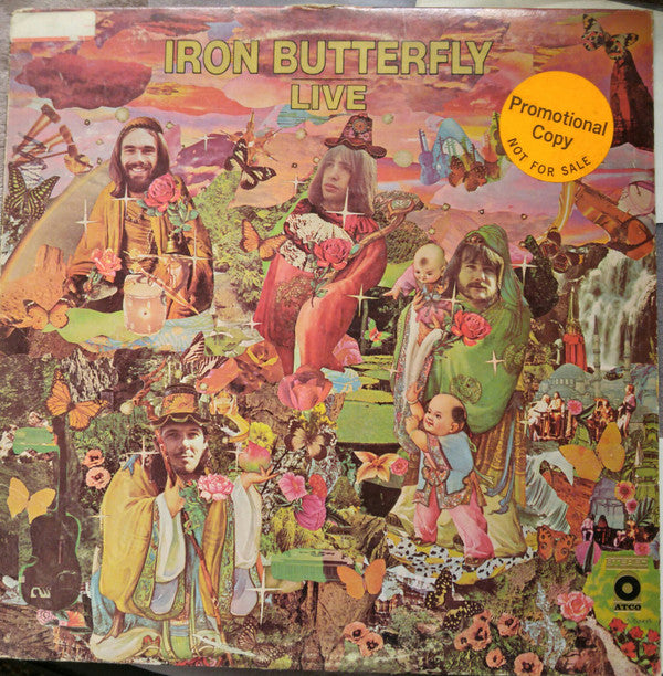 Iron Butterfly : Live (LP, Album, Promo)