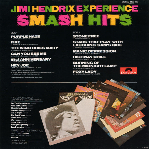 Jimi Hendrix Experience* : Smash Hits (LP, Comp, RE)