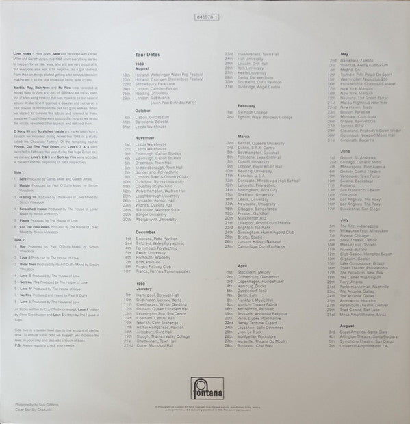 The House Of Love : A Spy In The House Of Love (LP, Comp)