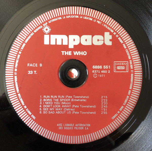 The Who : The Who (LP, Comp, RE)
