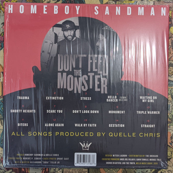 Homeboy Sandman : Don't Feed The Monster (2xLP, Album, Red)