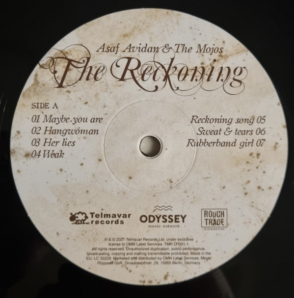 Asaf Avidan & The Mojos : The Reckoning (LP, Album, RE)