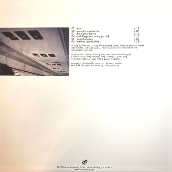 Duster (2) : 1975  (12", EP, Ltd, RE, Whi)