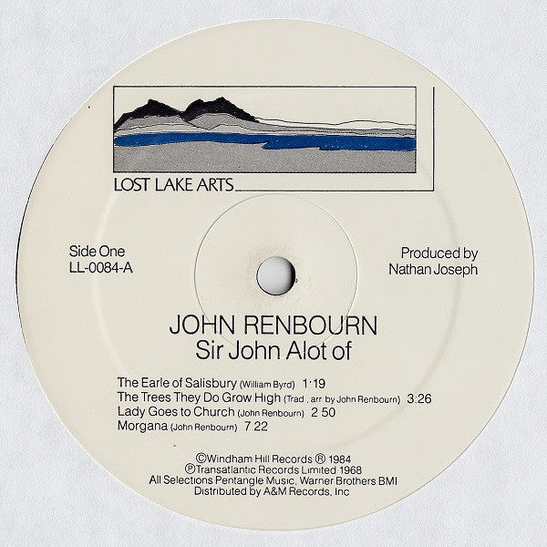 John Renbourn : Sir John Alot Of Merrie Englandes Musyk Thyng & Ye Grene Knyghte (LP, Album, RE, RTI)