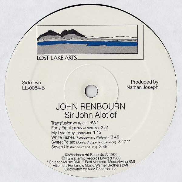 John Renbourn : Sir John Alot Of Merrie Englandes Musyk Thyng & Ye Grene Knyghte (LP, Album, RE, RTI)
