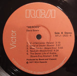 David Bowie : "Heroes" (LP, Album)