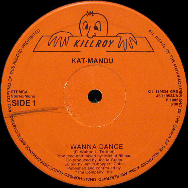 Kat-Mandu* : I Wanna Dance (12", Maxi)