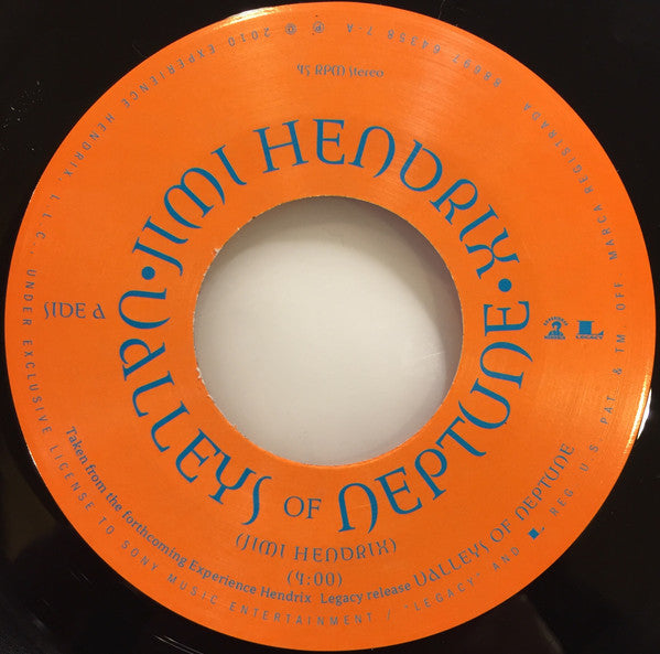 Jimi Hendrix : Valleys Of Neptune (7", Single)