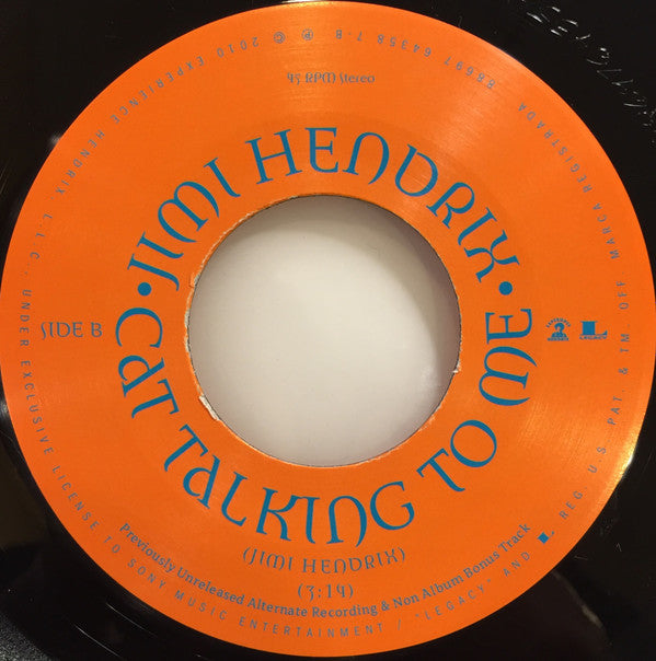 Jimi Hendrix : Valleys Of Neptune (7", Single)