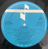 Samantha Fox : Touch Me (LP, Album, S/Edition, Gat)