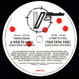 Duran Duran : A View To A Kill (7", Single)
