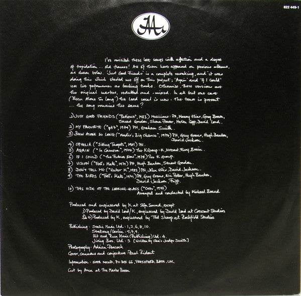 Peter Hammill : The Love Songs (LP, Album)