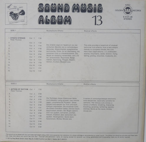 Peter Thomas : Sound Music Album 13 (LP)