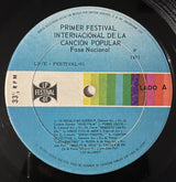 Various : I Festival Nacional De La Canción Popular (Fase Nacional) (LP, Comp)