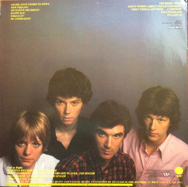 Talking Heads : Talking Heads: 77 (LP, Album, RE)