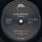 Klaus Schulze : Timewind (LP, Album, RE, Gat)