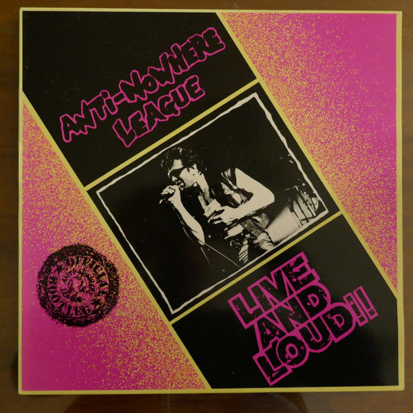 Anti-Nowhere League : Live And Loud!! (LP, Album)
