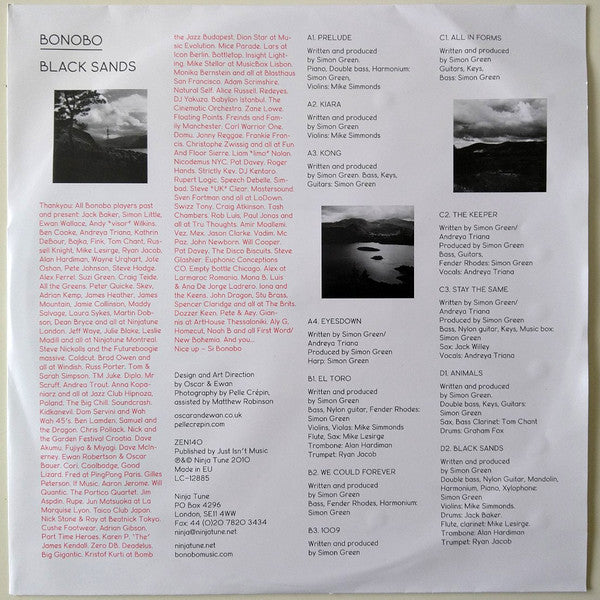 Bonobo : Black Sands (2x12", Album, RE, 180)