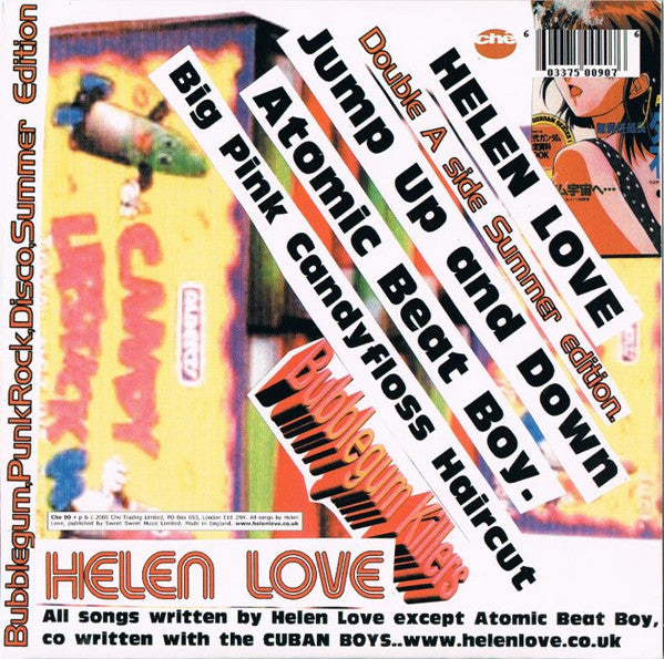Helen Love : Jump Up And Down / Atomic Beat Boy (7", Single)