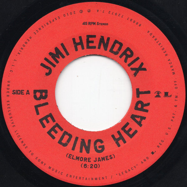 Jimi Hendrix : Bleeding Heart (7", Single, Ltd)