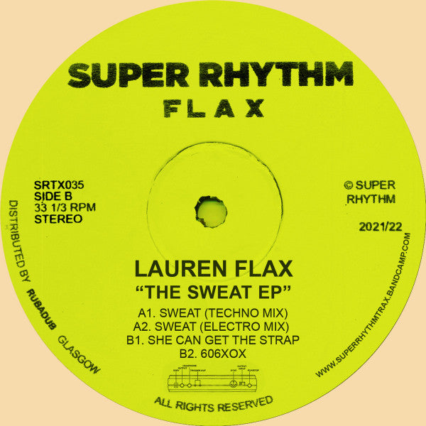 Lauren Flax : The Sweat EP  (12", EP)
