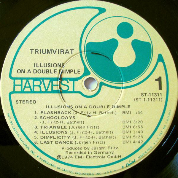 Triumvirat : Illusions On A Double Dimple (LP, Album, Jac)