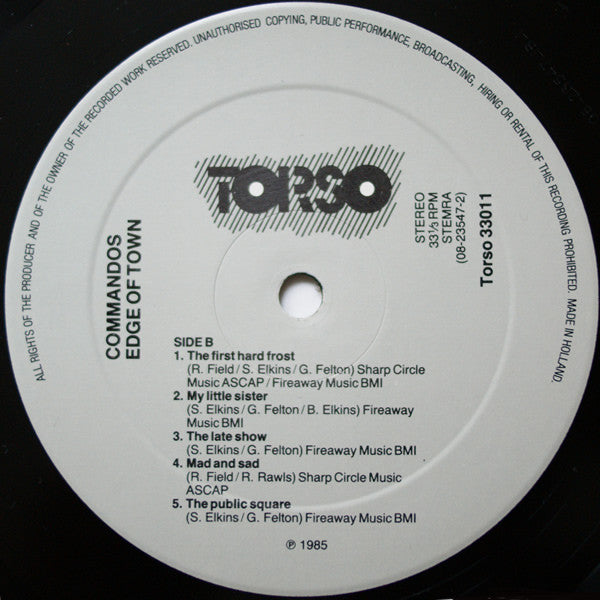 Commandos* : Edge Of Town (LP, Album)