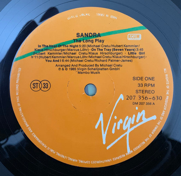Sandra : The Long Play (LP, Album)