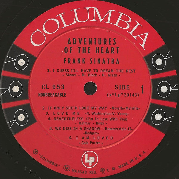 Frank Sinatra : Adventures Of The Heart (LP, Comp, Hol)