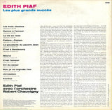 Edith Piaf : Les Plus Grands Succès (LP, Comp, Mono)