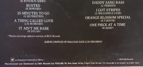 Johnny Cash : Itchy Feet - 20 Foot-Tappin' Greats (LP, Comp)