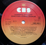 Shakti (2) With John McLaughlin : A Handful Of Beauty (LP, Album, RE, Sun)