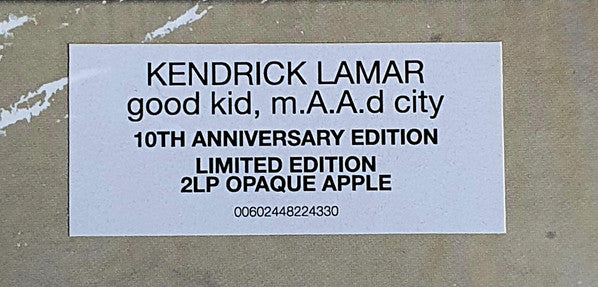 Kendrick Lamar : Good Kid, M.A.A.d City (2xLP, Album, Ltd, RE, Red)