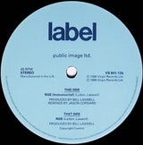 Public Image Ltd.* : Rise (12", Single)