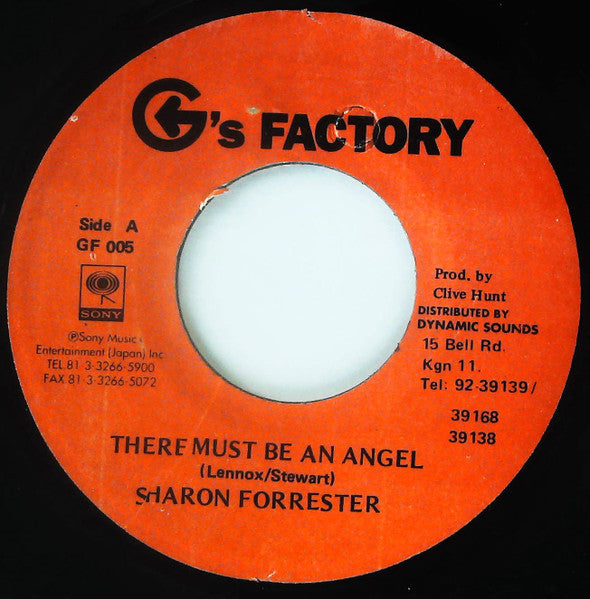 Sharon Forrester : There Must Be An Angel (7", Red)