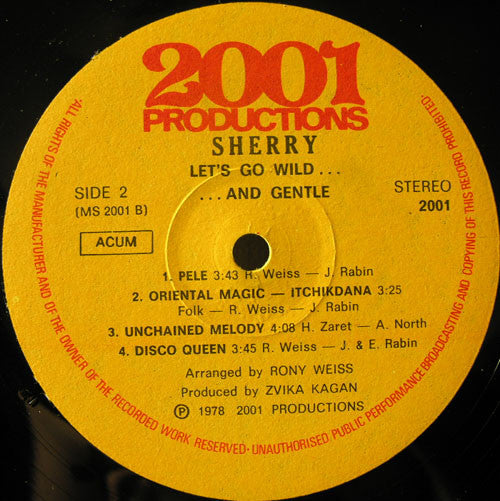 Sherry : Let's Go Wild...And Gentle (LP, Album)