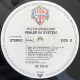 Peter Schilling : Fehler Im System (LP, Album, Club)