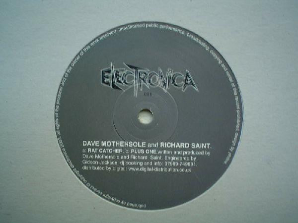 Dave Mothersole And Richard Saint : Rat Catcher / Plus One (12")