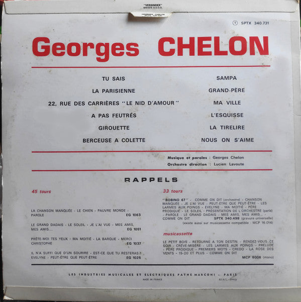 Georges Chelon : Georges Chelon (LP, Album)