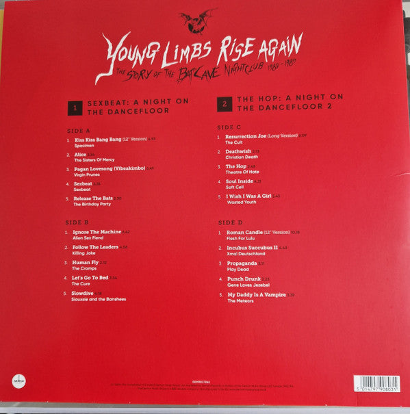 Various : Young Limbs Rise Again (The Story Of The Batcave Nightclub 1982-1985) (LP, Comp + LP, Comp)