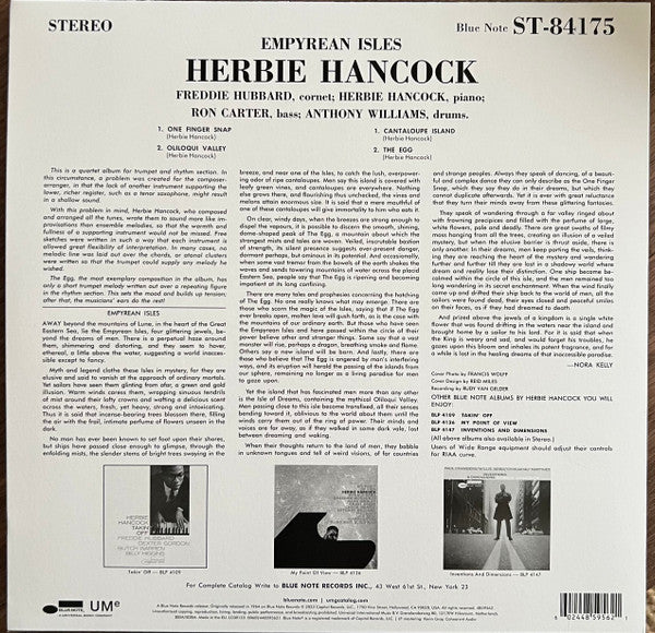 Herbie Hancock : Empyrean Isles (LP, Album, RE, 180)